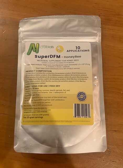 SuperDFM Probiotic Supplement for Honeybees 100g