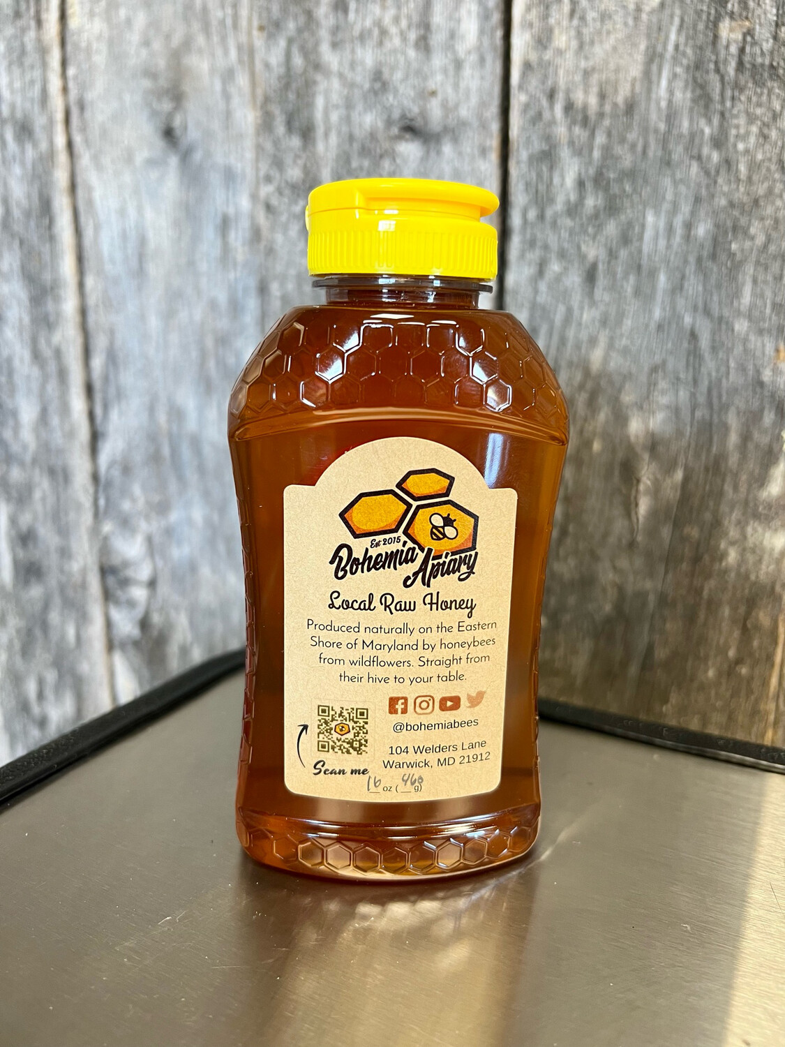 Raw Wildflower Honey 1lb (2021 Warwick MD)