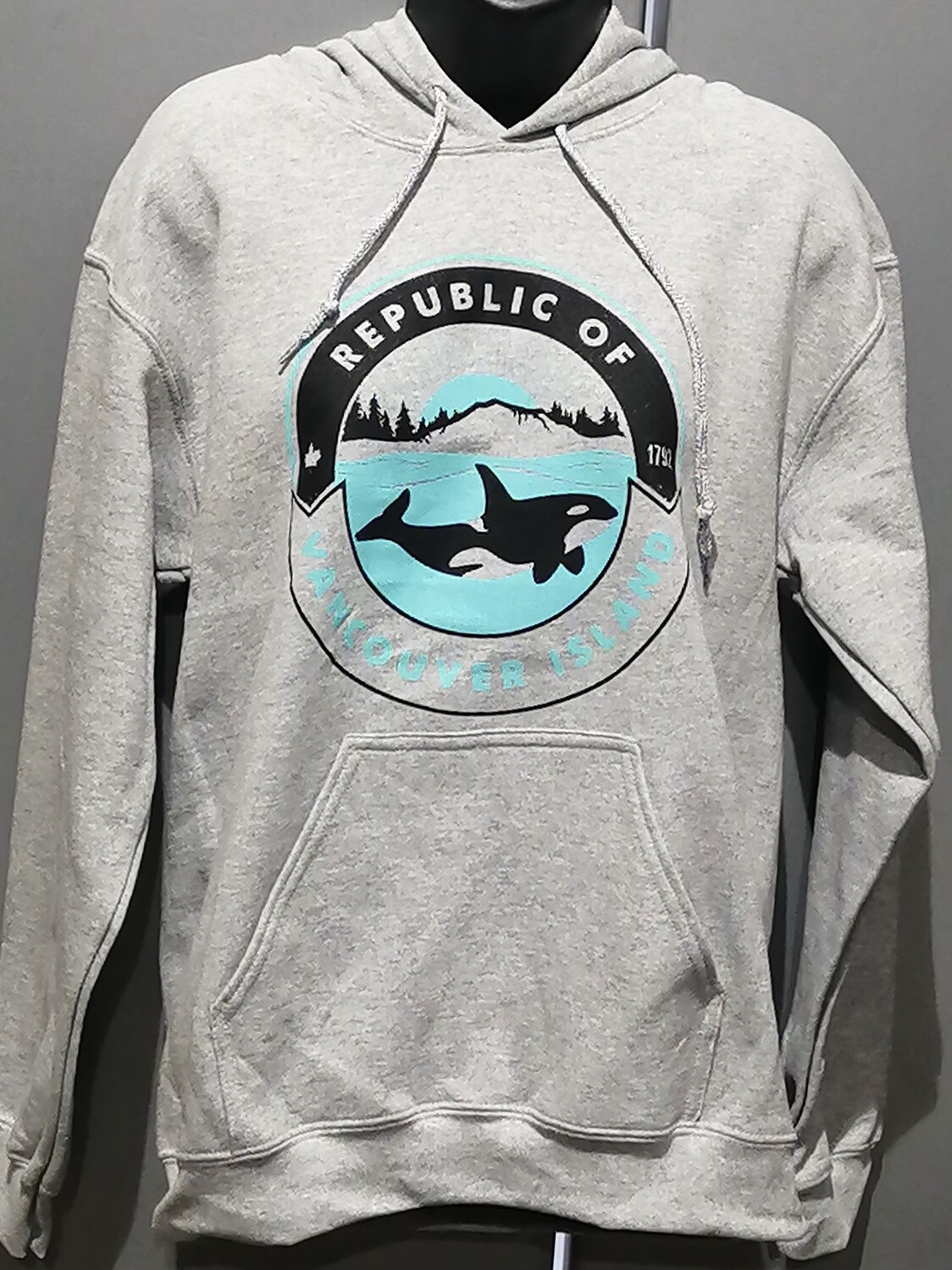 Republic of VI ORCA Hoodie, SIZE: S, Colour: Grey