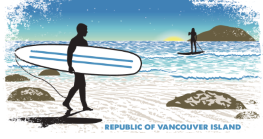 Surfer/sup Design -5x3&quot; Decal
