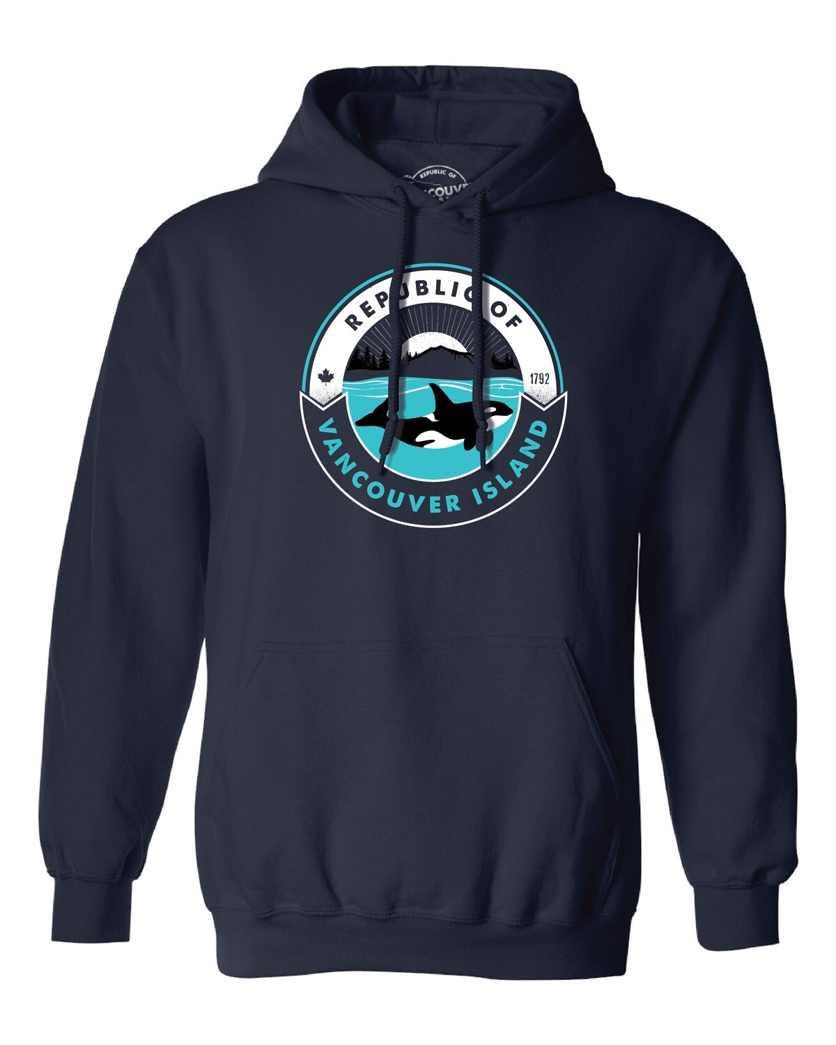 Republic of VI ORCA Hoodie - NAVY, SIZE: S, Colour: NAVY