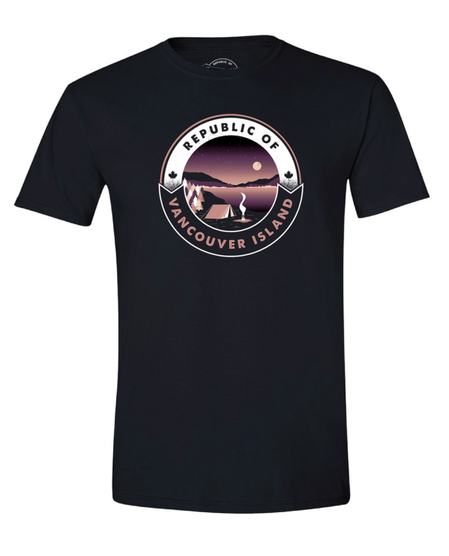 Republic of Vancouver Island Camping MOON Tee