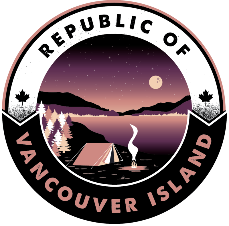 Camping Moon Design - 3&quot; Decal