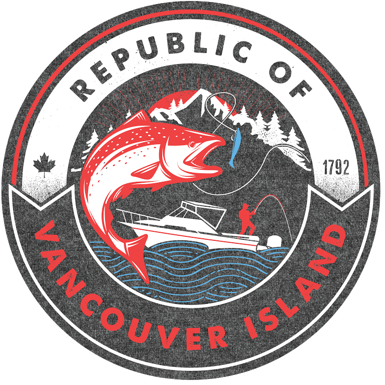 Salmon Design - 4&quot; Decal
