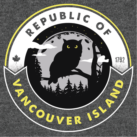 Owl Design - 4&quot;  Circle Decal