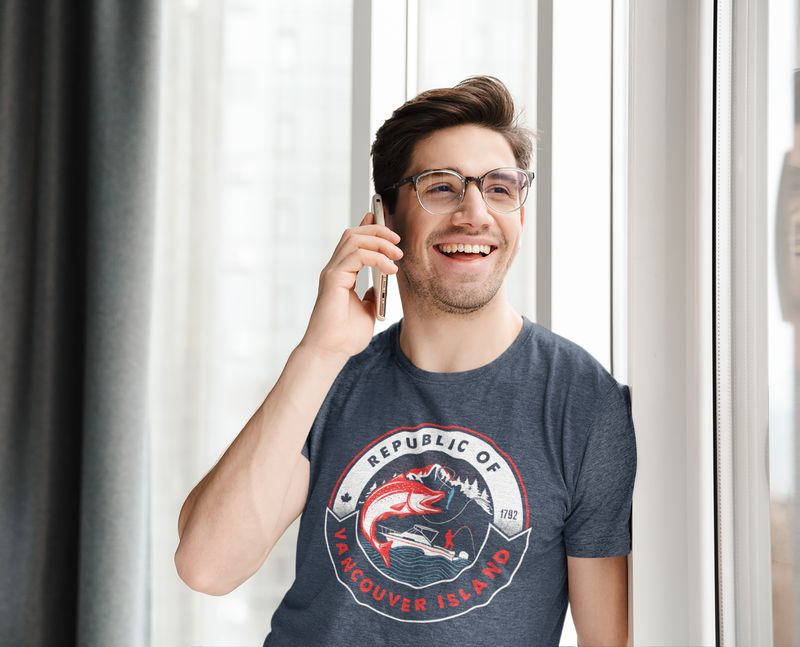 Republic of Vancouver Island Salmon Tee