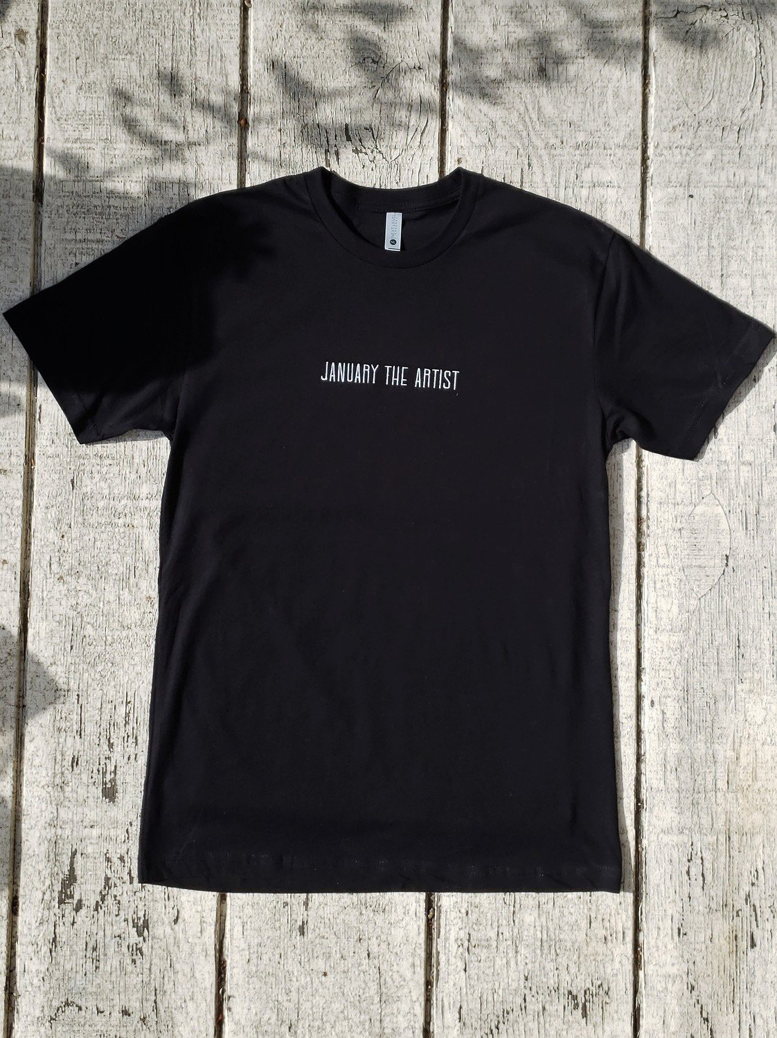 Embroidered &quot;JTA&quot; Logo Black Unisex T-Shirt