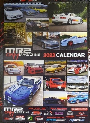 MR2 Only Calendar 2023, $25 shipped USA