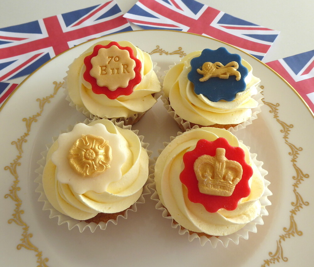 Jubilee cupcake toppers