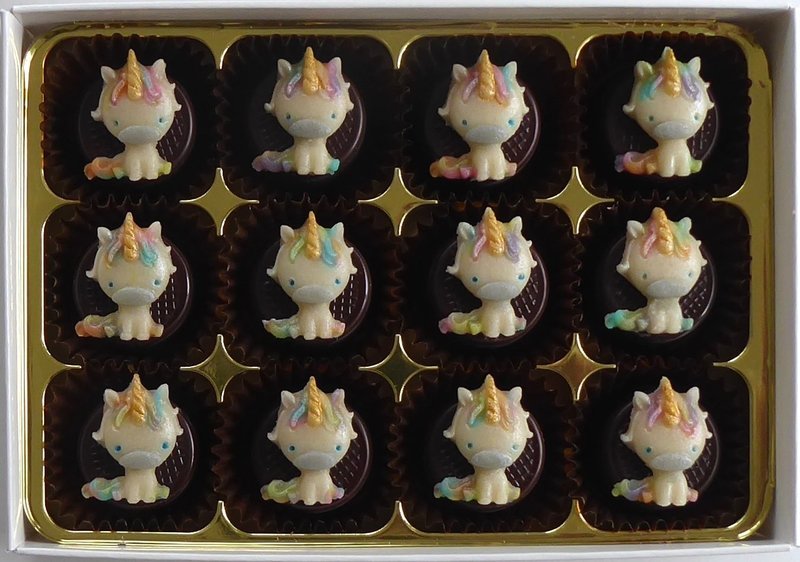 Be a Unicorn - marzipan chocolates