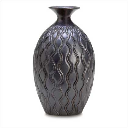 BLACK &quot;MONACO&quot; VASE