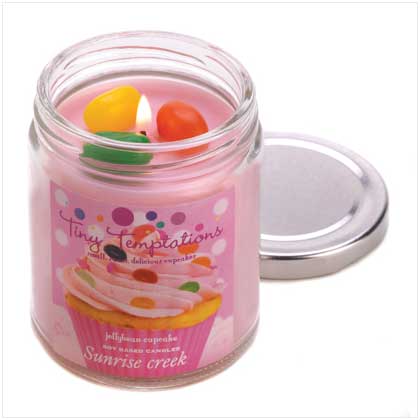 JELLY BEAN CUPCAKE CANDLE