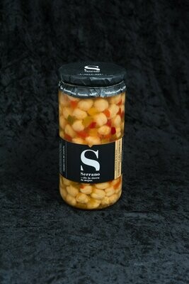 Chickpeas Extra Large with vegetables , Serrano (660g)