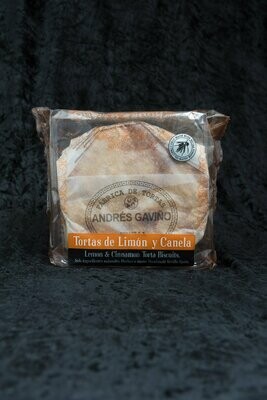 Tortas (Crackers) with Lemon & Cinnamon , Andrés Gaviño (180g)