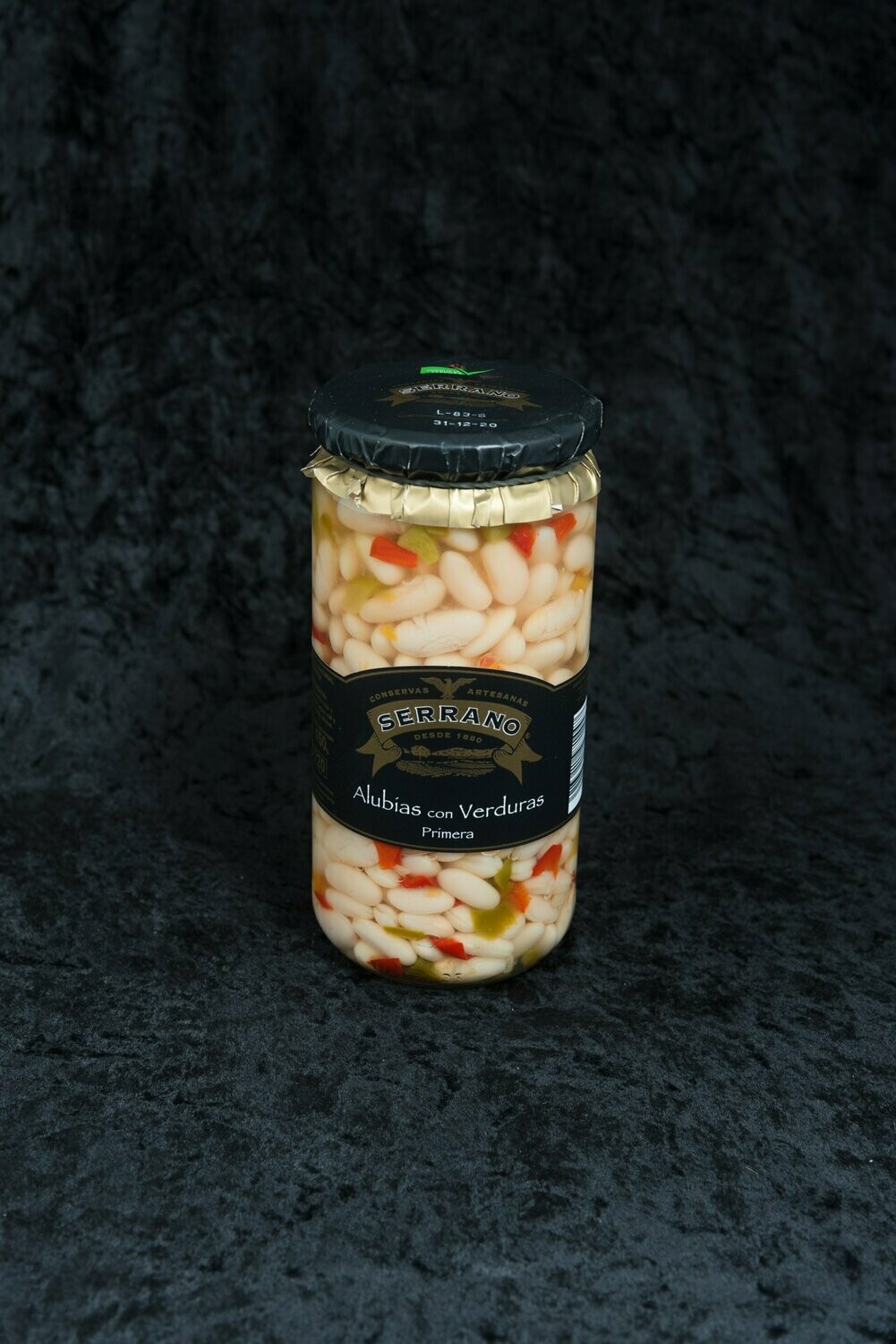 Beans (white) with vegetables , Serrano (660g)