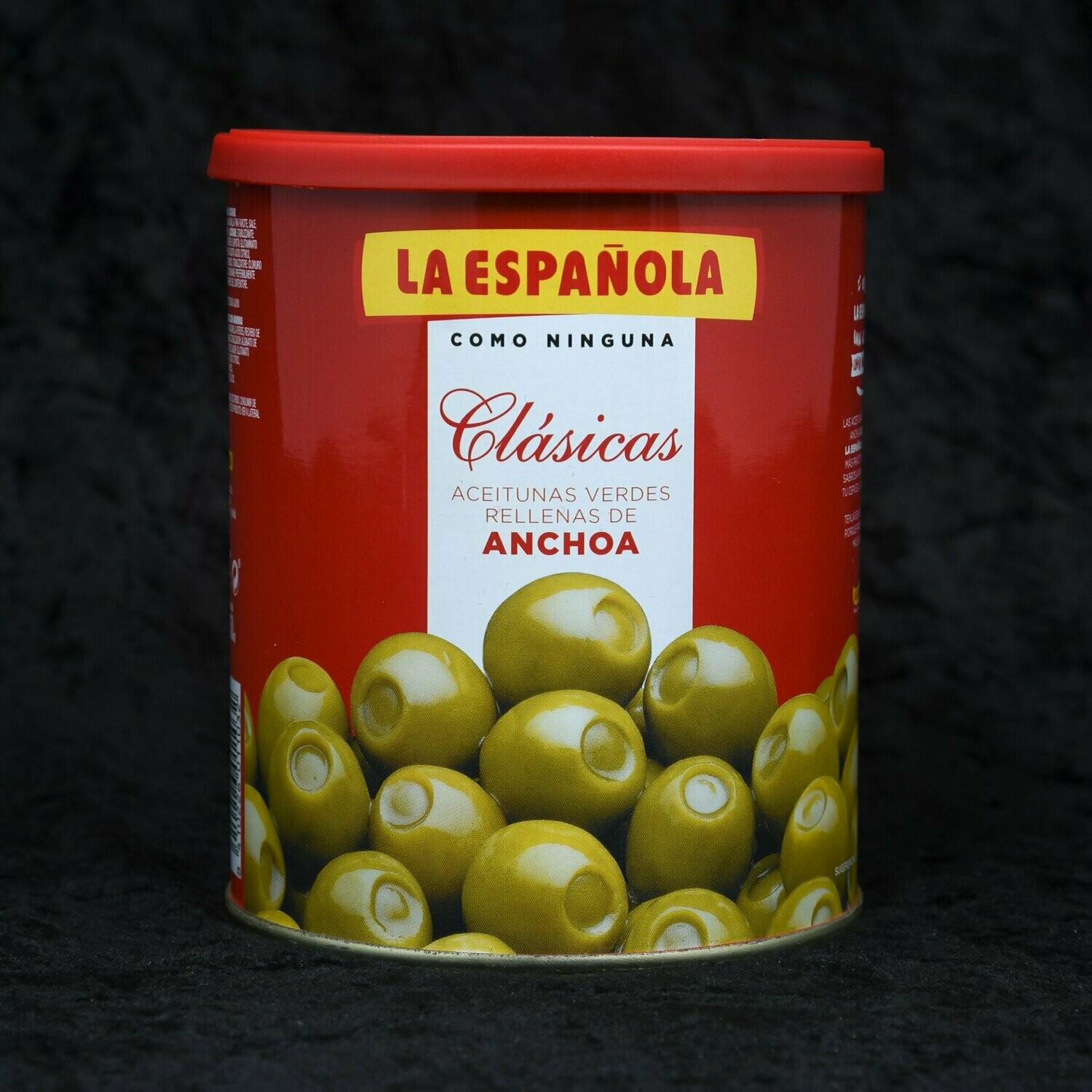 Green Olives stuffed with anchovies, La Española (350g)