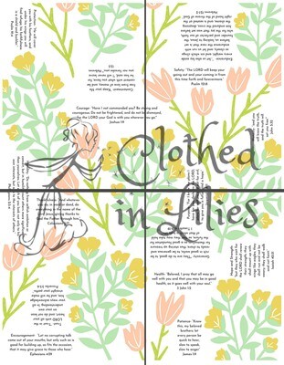 Quilted Blessings Blanket Small- Yellow Flower, Grey Backing