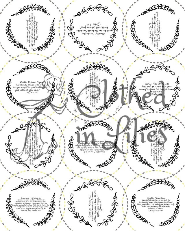 Quilted Blessings Blanket- wreath, Grey Backing