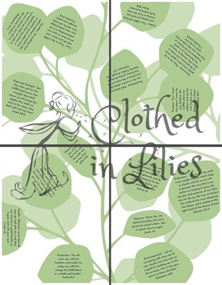 Quilted Blessings Blanket Small- Eucalyptus, Light Pink Backing