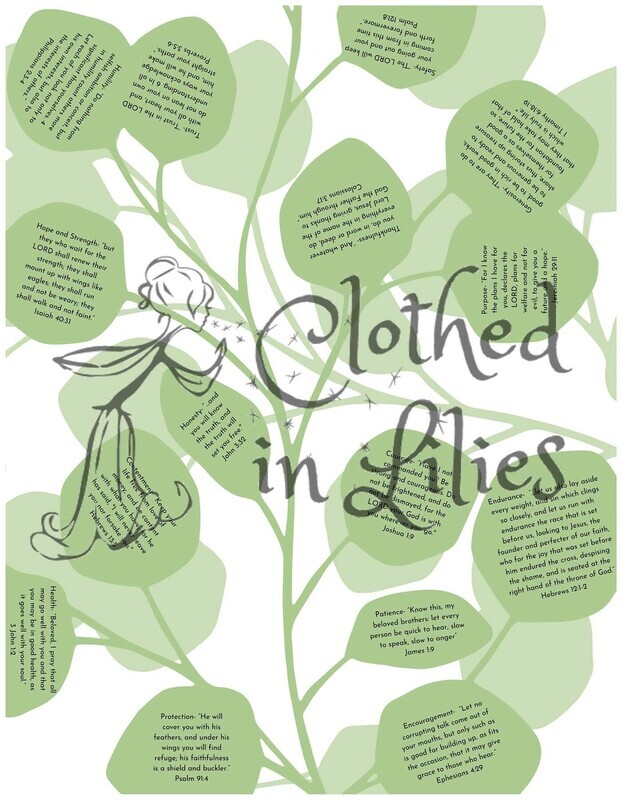 Quilted Blessings Blanket- Eucalyptus, Light Pink Backing