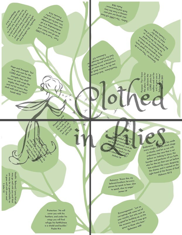 Quilted Blessings Blanket Small- Eucalyptus, Grey Backing