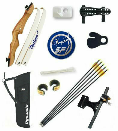 Лучный набор -  Лук классический с набором аксессуаров Archery Kit Silver