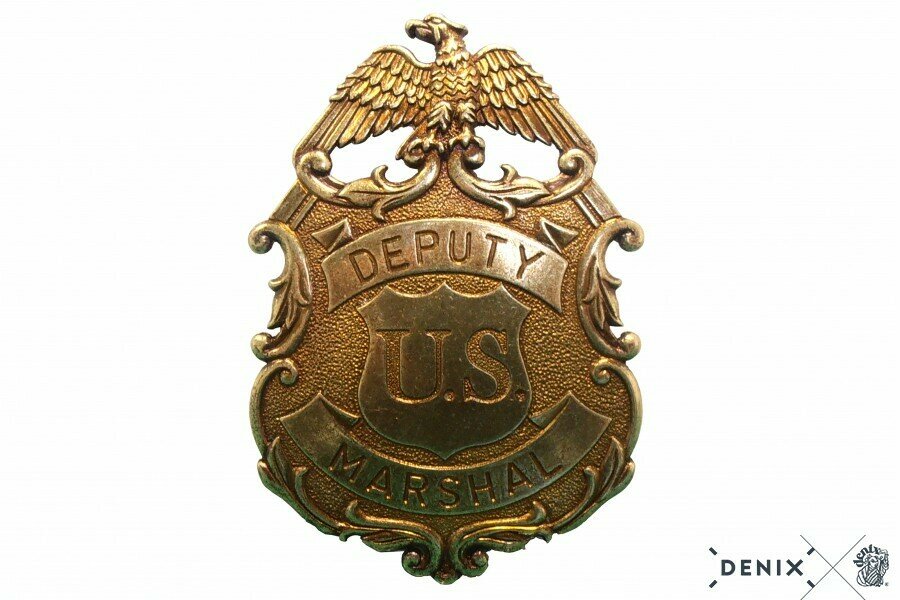 D7/112L Значок Deputy U.S. Marshal, латунь