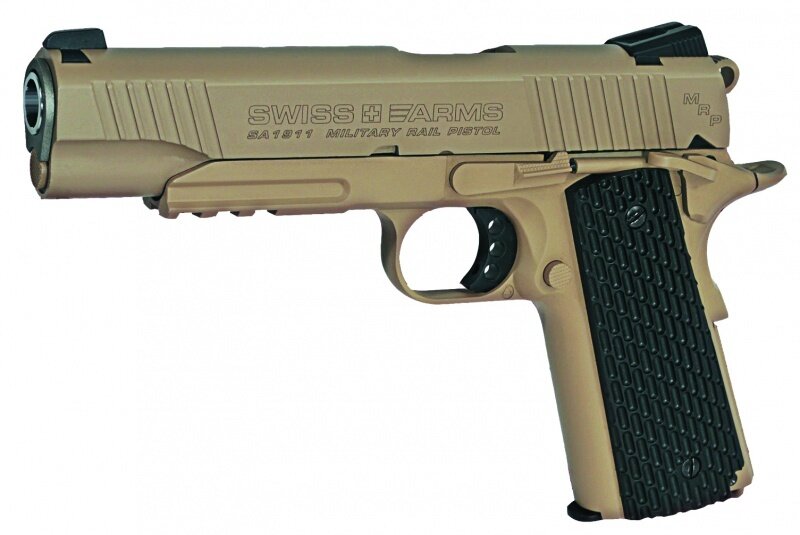 Пистолет пневматический Swiss Arms SA1911 Military Rail Pistol