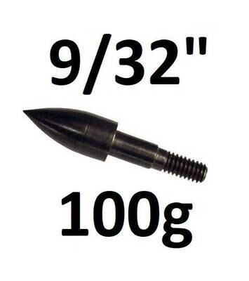 Наконечник для стрел Saunders Screw-in Bullet 9/32, 100gn (12 шт.)