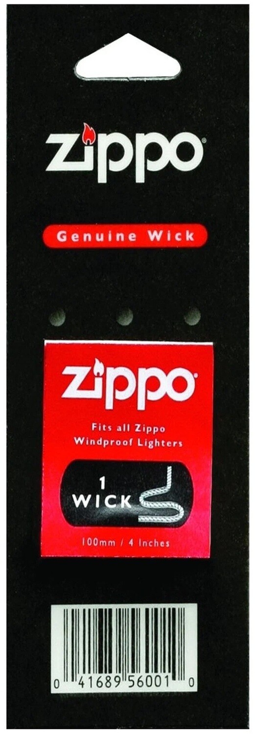 Оригинальный фитиль для бензиновых зажигалок Zippo в блистере 2425G