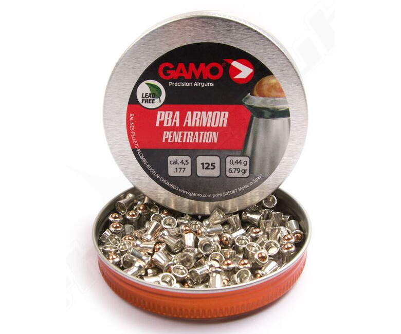 Пули пневматические Gamo PBA Armor кал. 4,5 мм., (125 шт.)