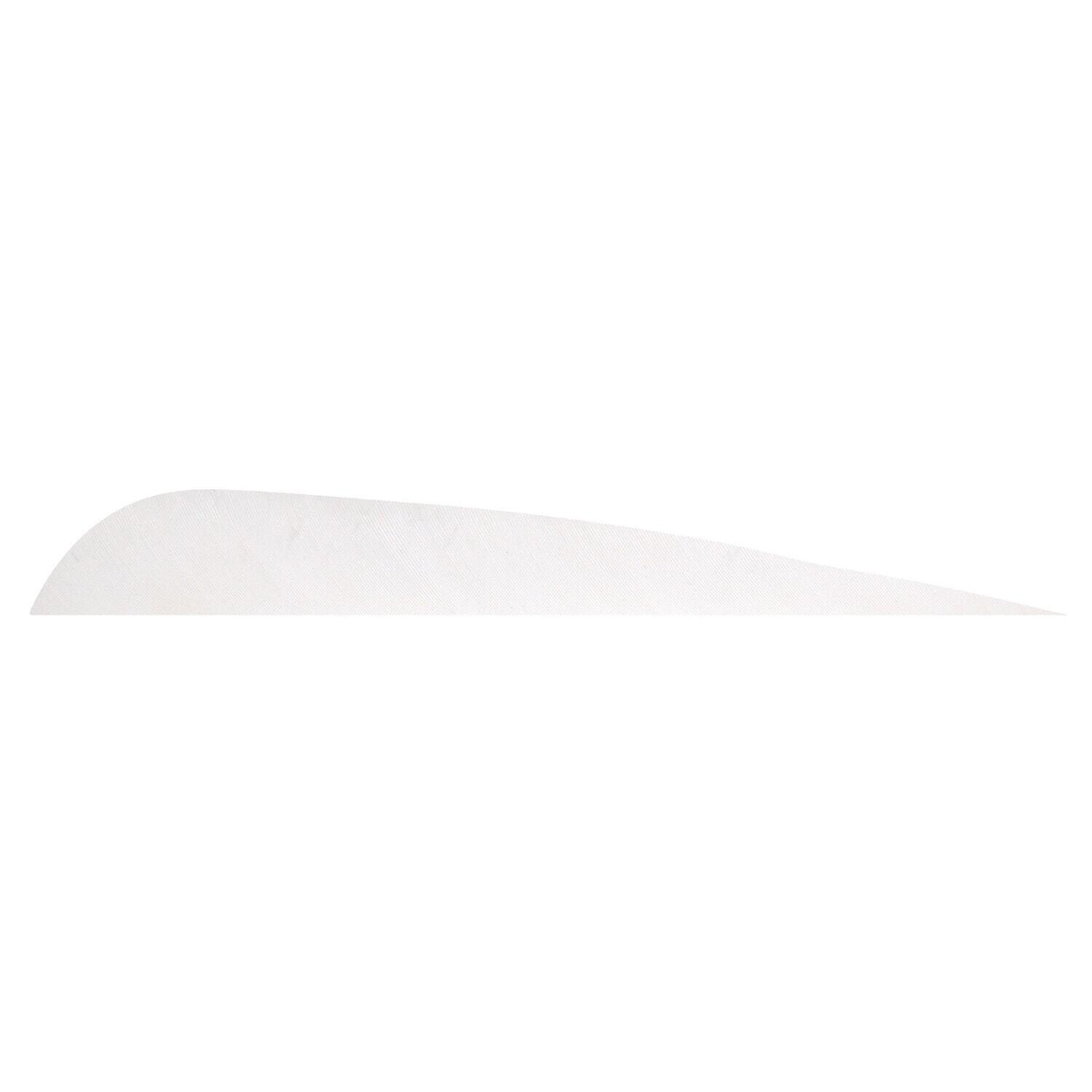 Натуральное оперение для стрел Gateway Feathers 4" Parabolic RW White (цвет: белый, 10 шт.)