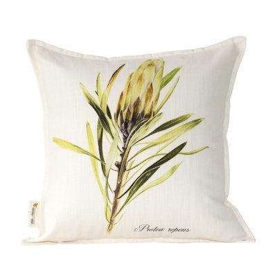 Protea repens White Scatter Cushion