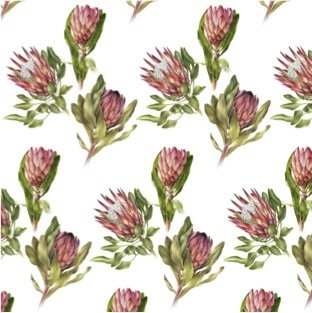 Protea Mix Cotton Fabric
