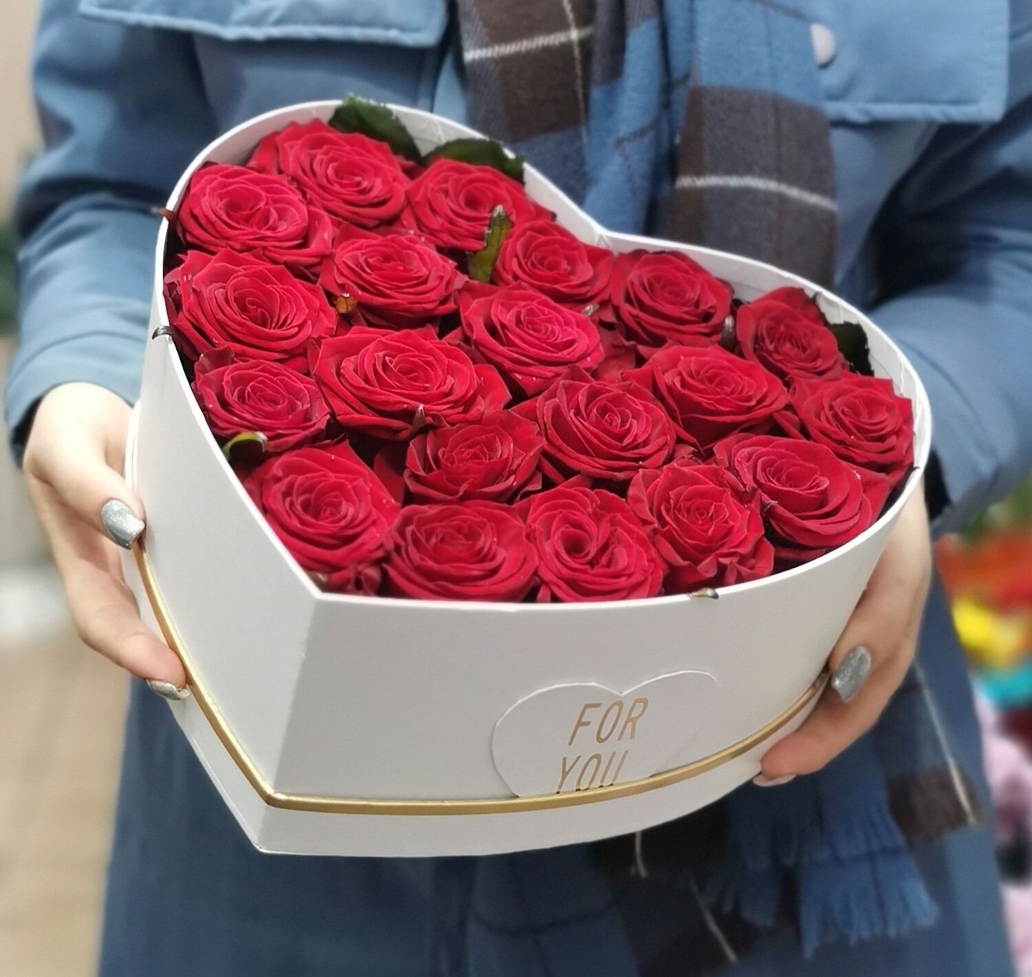 19 роз в сердце