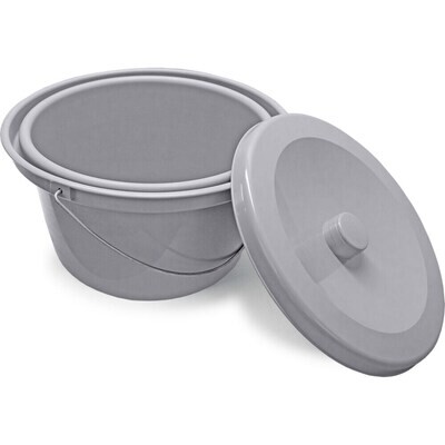 Hink med handtag och lock Clean
