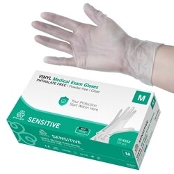 Handskar vinyl ftalat och puderfria AQL 1,5 Evercare M 100st/fp