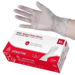 Handskar vinyl ftalat och puderfria AQL 1,5 Evercare XL 100st/fp