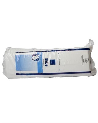 Haklapp papper med ficka, knyt 100st/fp