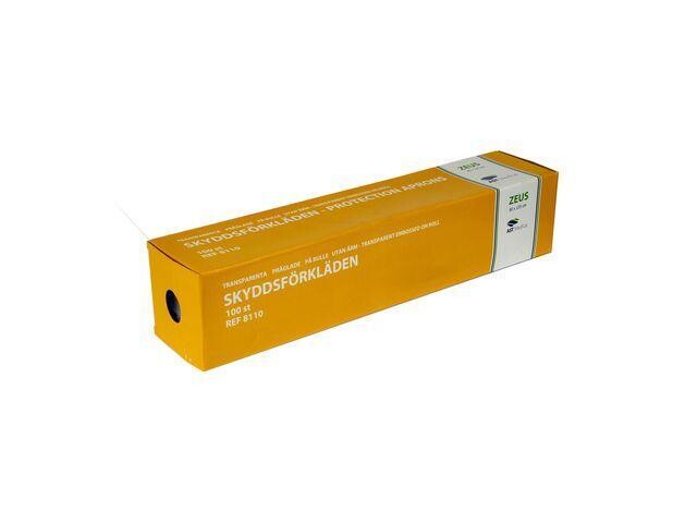 Förkläde transparent plast på rulle 80 x 125 cm x 0,02mm 100st/fp