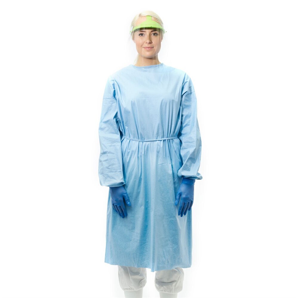 Skyddsrock/Förkläde non-woven med ärm singelpack