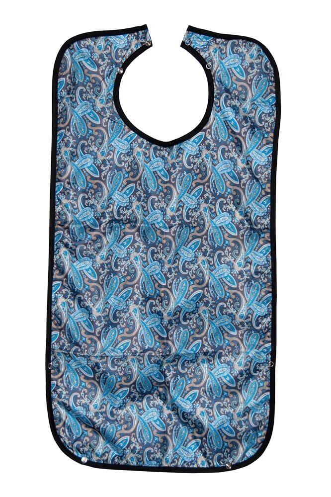 Haklapp blå Paisley 45 x 85 cm