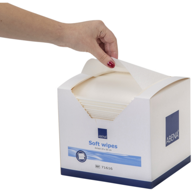 Tvättlapp 1-lag Soft Wipes 19x30cm 134st/fp