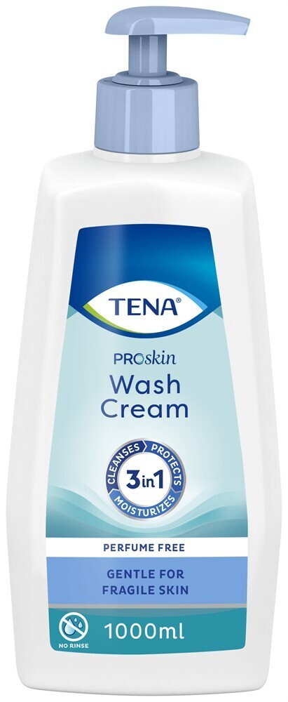 Tvättkräm TENA oparf. 1000ml med pump