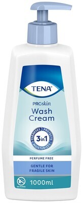 Tvättkräm TENA oparf. 1000ml med pump