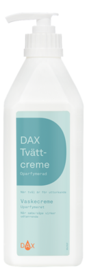Tvättkräm Dax oparfymerad med pump 600ml