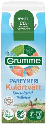 Tvättmedel Grumme Flytande Kulör u färg/parfym 750ml