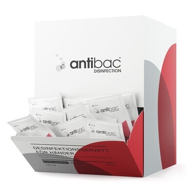 Handesinfektion servetter Antibac 250 st/fp