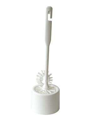 Wc set vit med spolrens 40 cm skaft