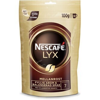 Kaffe frystorkat Nescafe lyx refill 100 g
